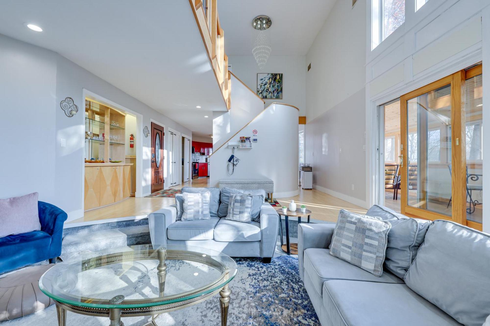 Unique Roundhouse: Hot Tub-Game Room-Firepit&More! Bushkill Exterior foto